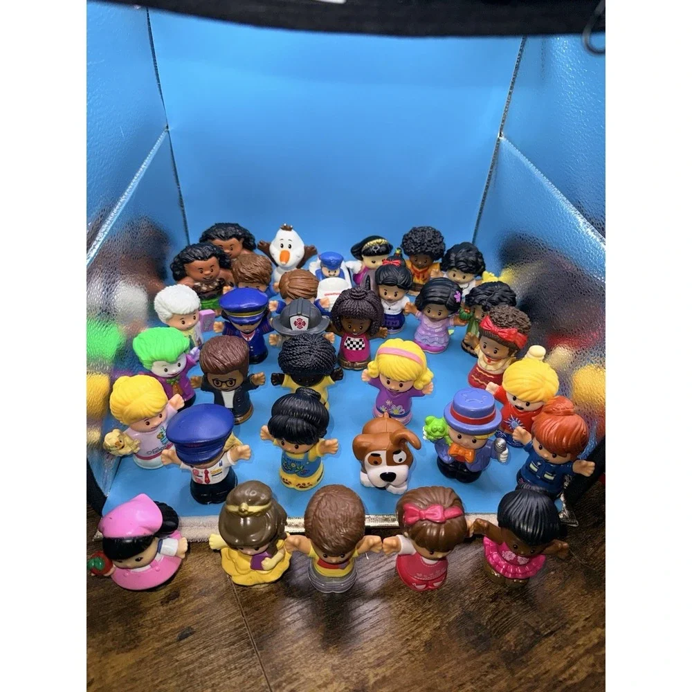 Fisher Price Little People Mixed Lot 31 Figures Dog Police Car Disney DC Encanto